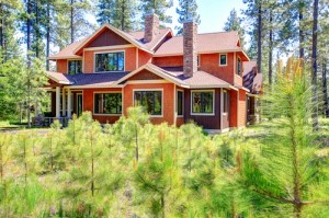 House exterior. Backyard view